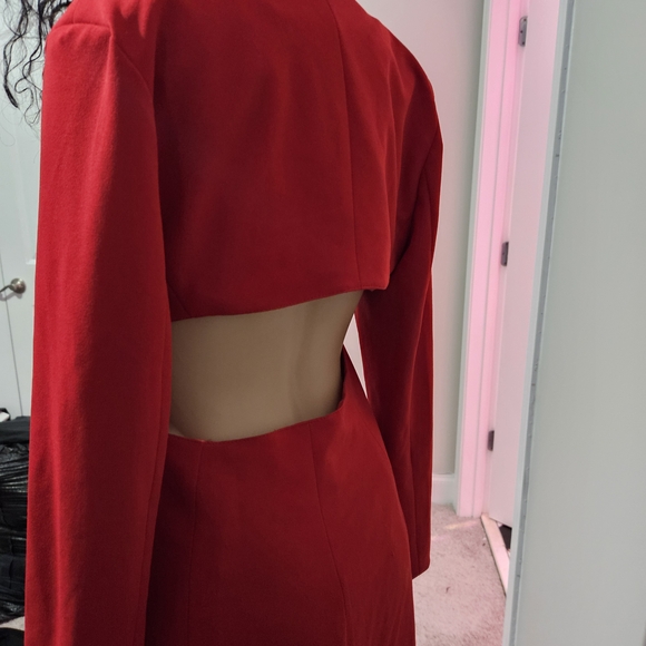 Fashion Nova Red Cutout Dress - Picture 5 of 5